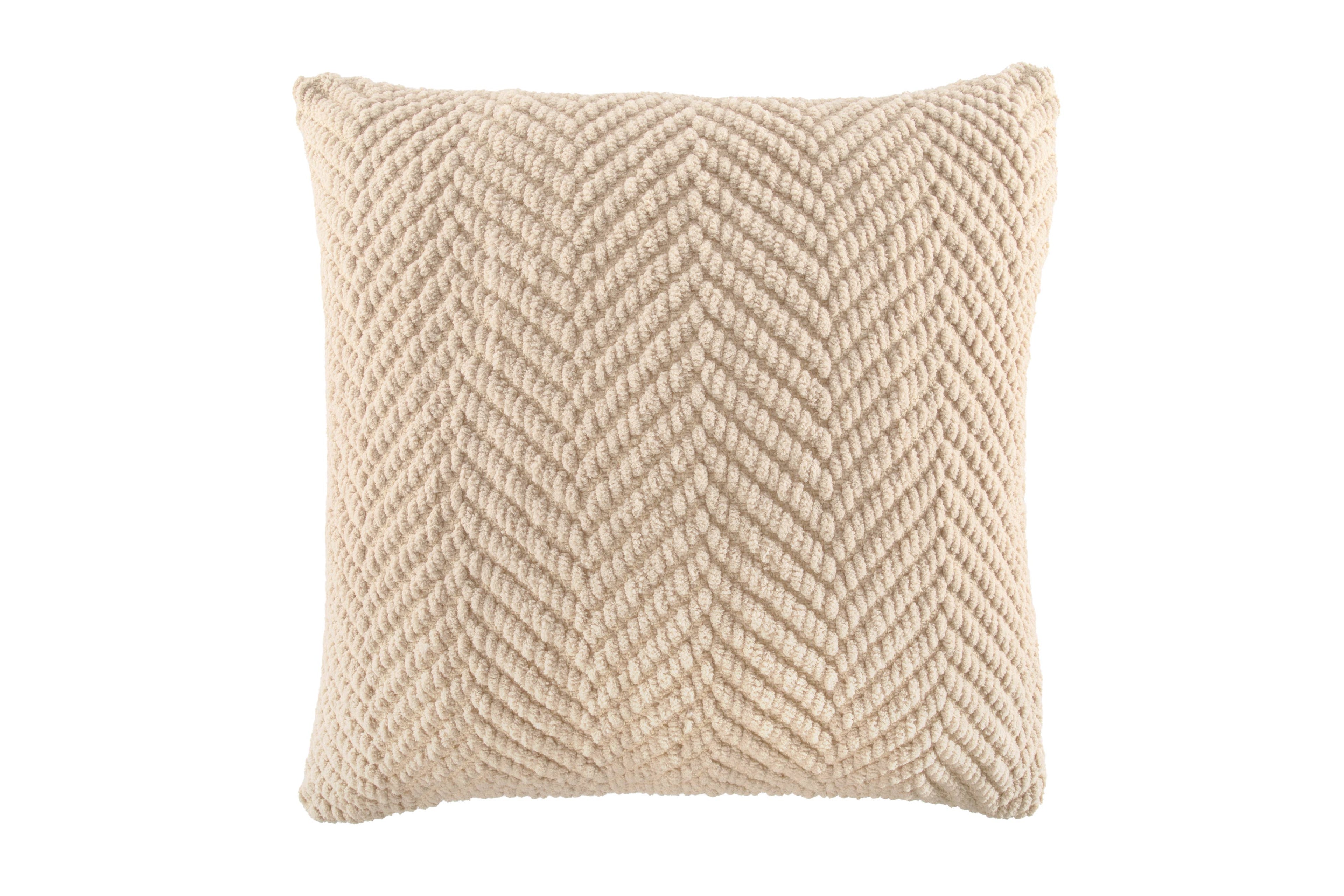Kussen RENEE – 45x45 cm, Ivoor (incl. vulling)