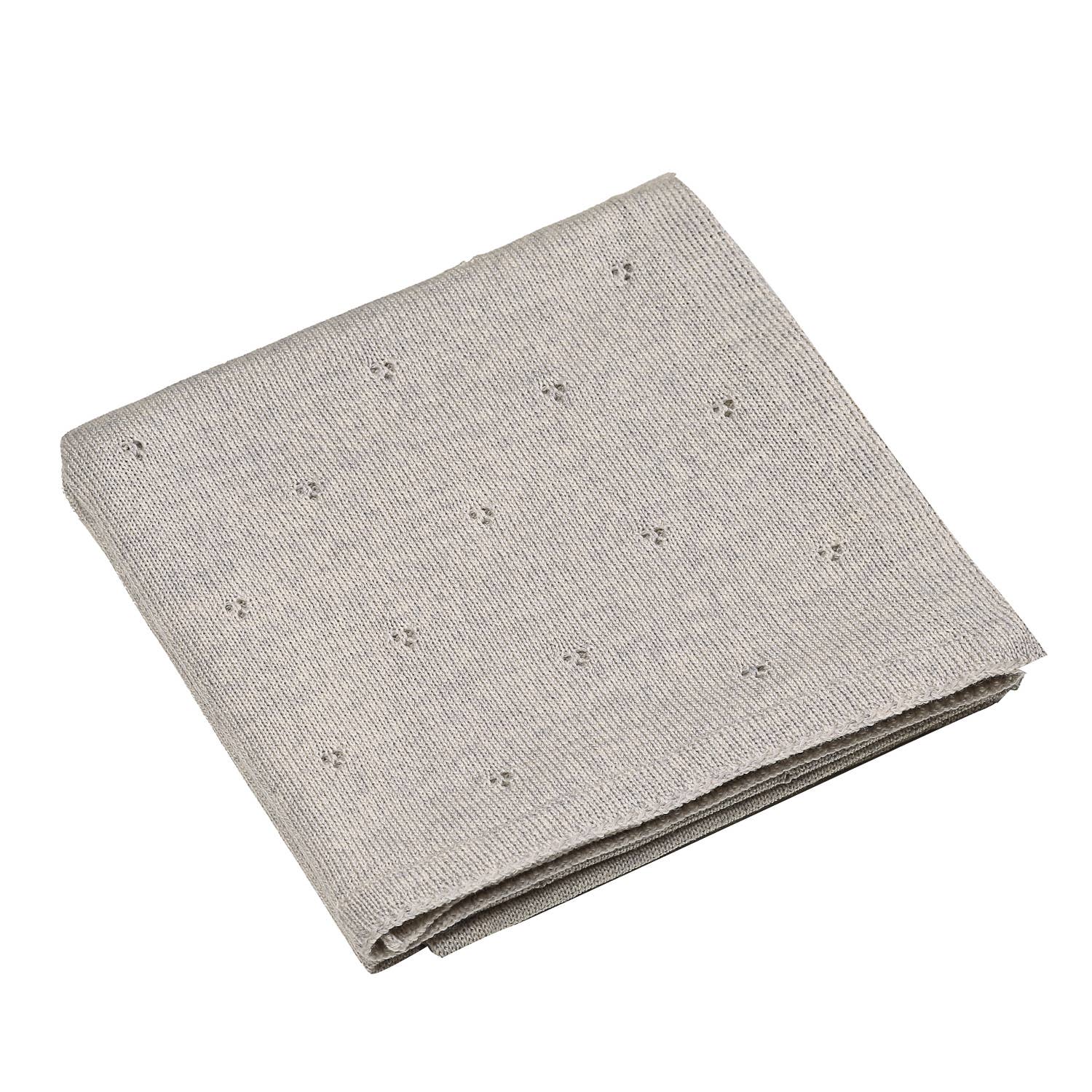 Babydeken van 100% merinowol – 75×100 cm - Grijs