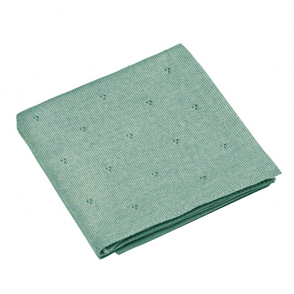 Babydeken van 100% merinowol – 75×100 cm - Salie
