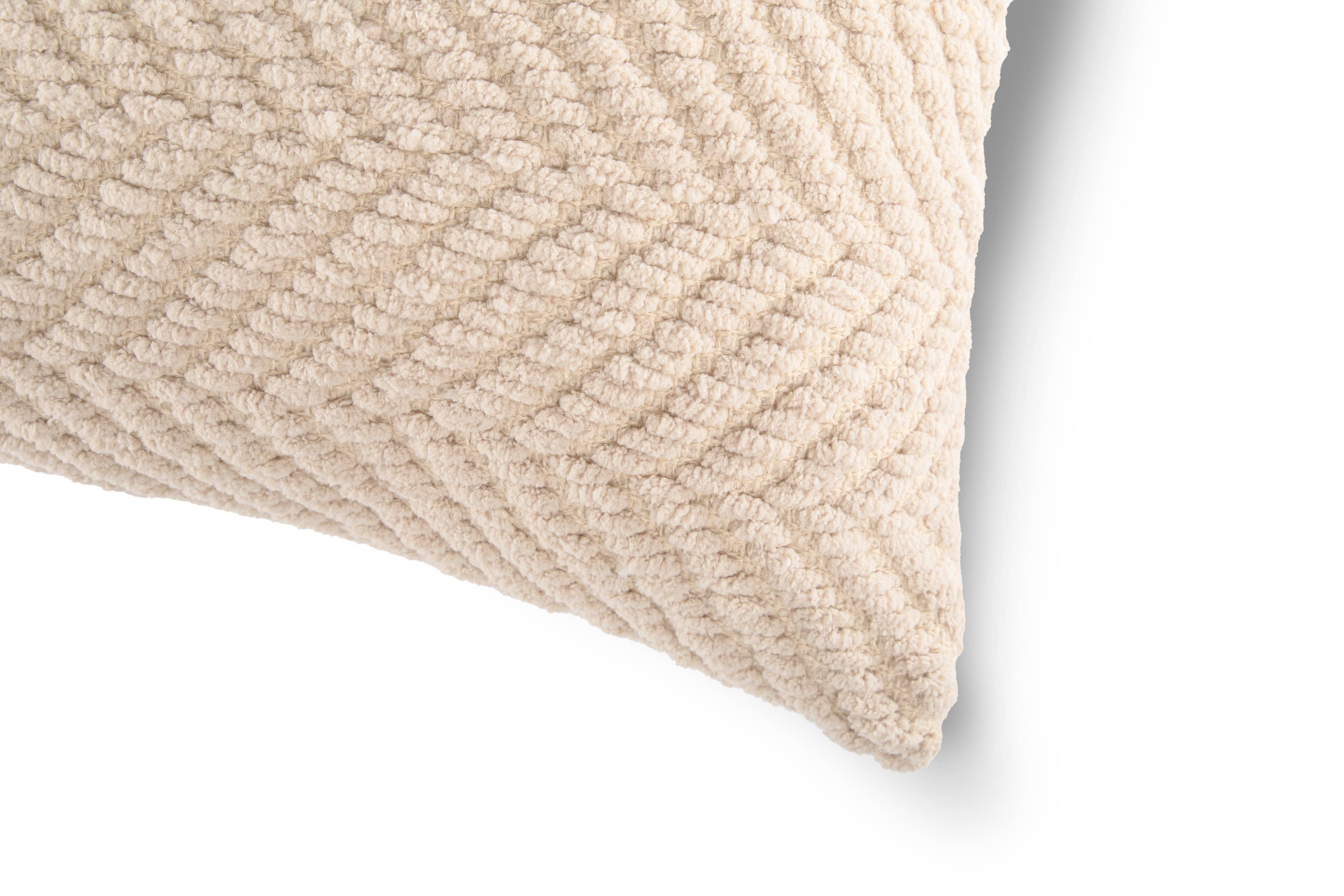 Kussen RENEE – 45x45 cm, Ivoor (incl. vulling)