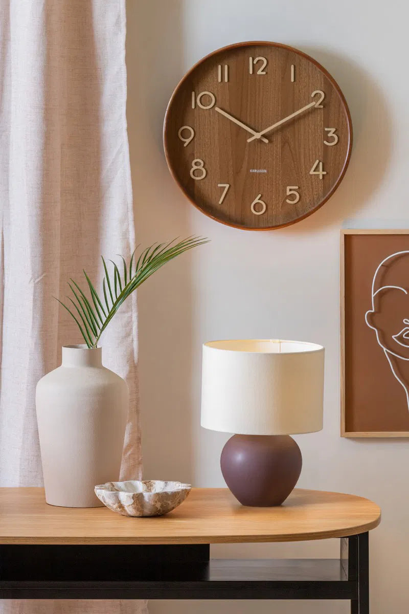 Leitmotiv Alma Tafellamp – Tijdloos design - Choclate Brown