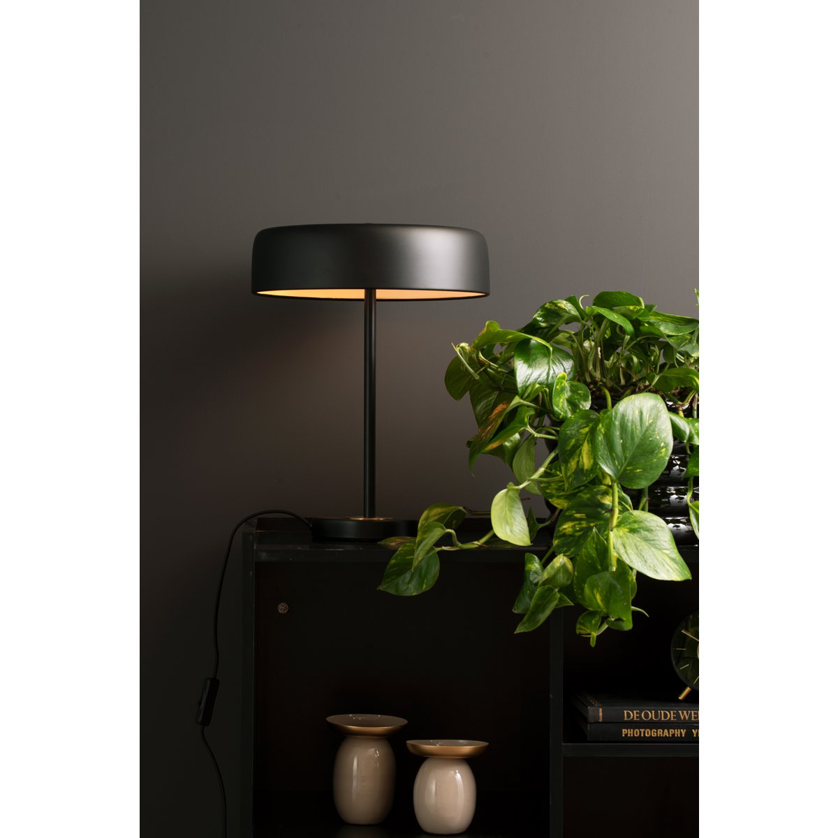 Leitmotiv Gold Disc Tafellamp