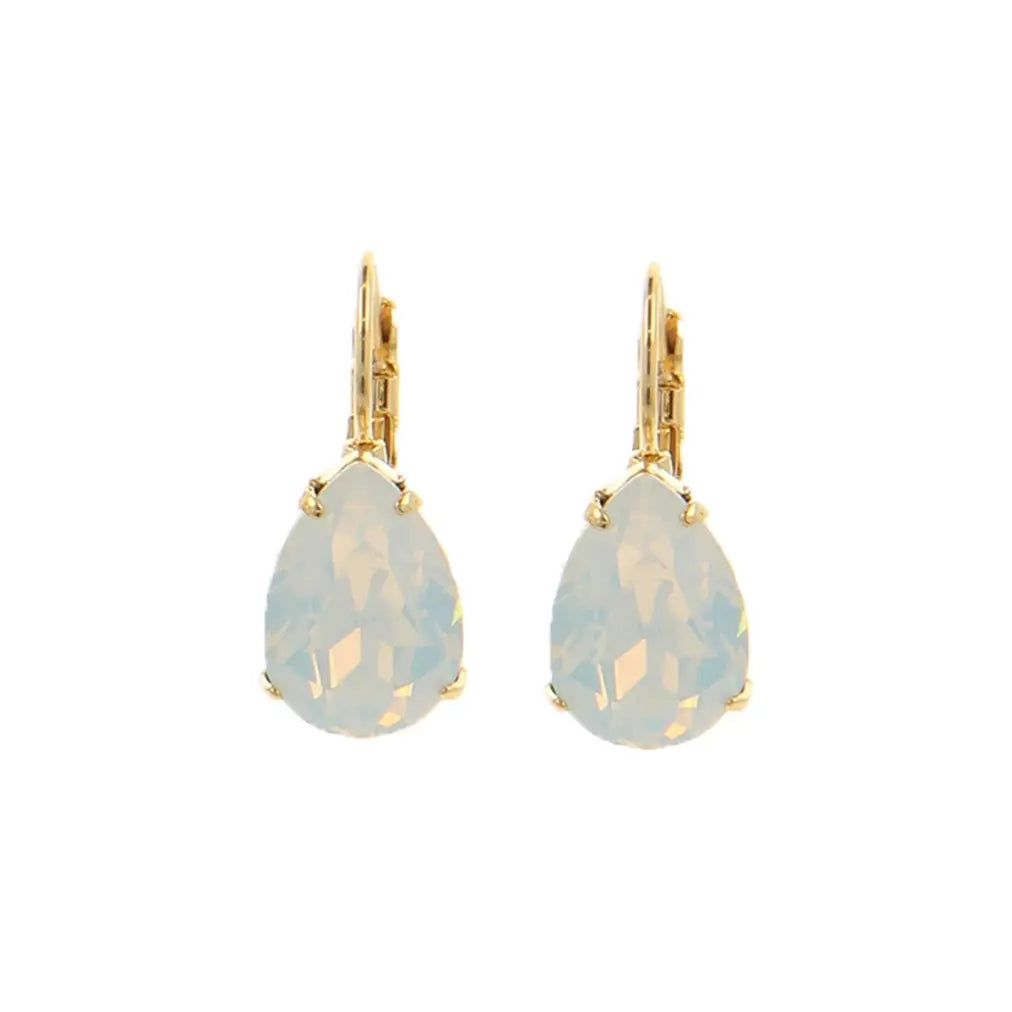 Lacrima White Crystal Oorbellen