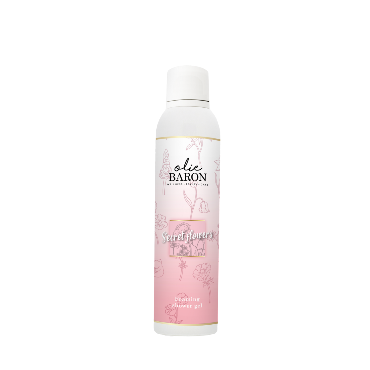 Foaming Shower Gel – Secret Flowers (200 ml)