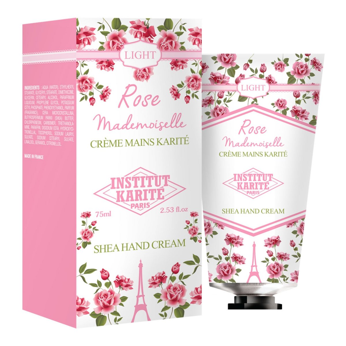 Rose Mademoiselle Shea Handcrème 75 ml van Institut Karité Paris