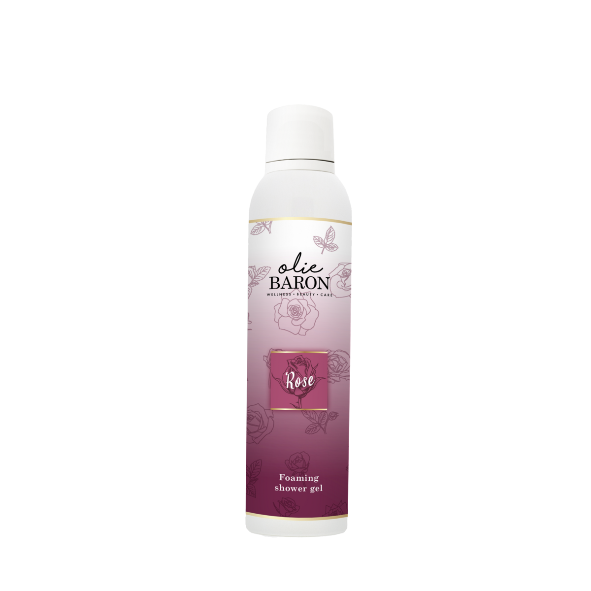 Foaming Shower Gel – Rose (200 ml)