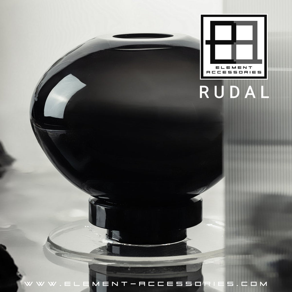 Design Schaal RUDAL 12 – Zwart | Tijdloos Modern & Sculpturaal Design