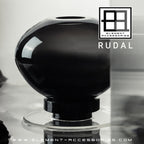 Design Schaal RUDAL 12 – Zwart | Tijdloos Modern & Sculpturaal Design