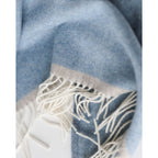 Merino & Kasjmier Plaid MILANO – Blauw