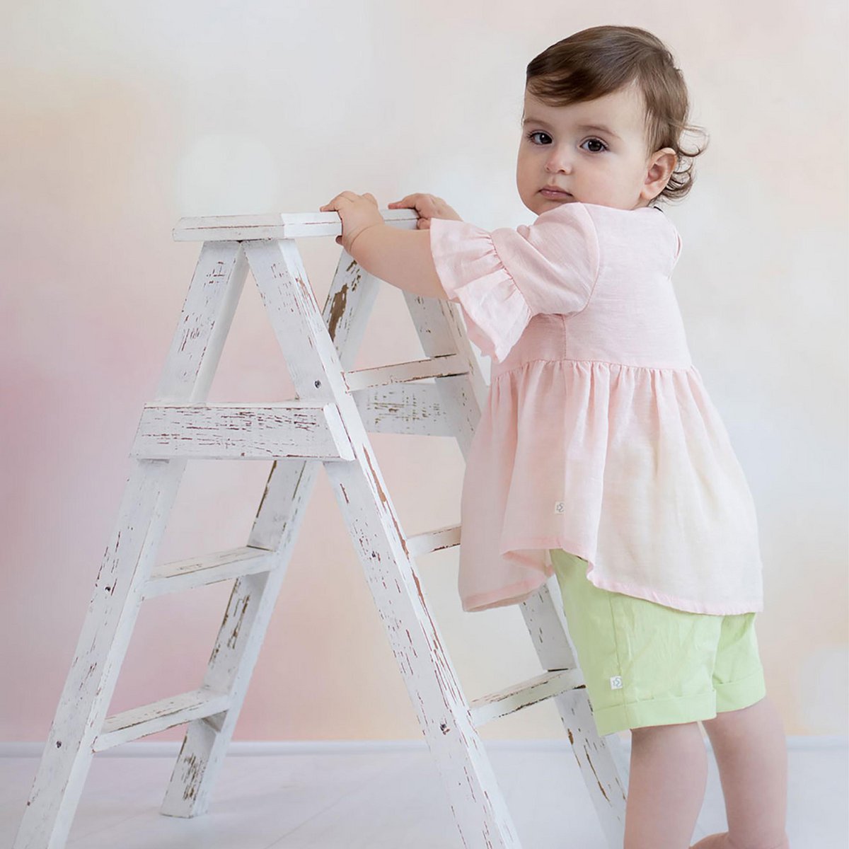 Biologische Hennep Babyblouse – Roze