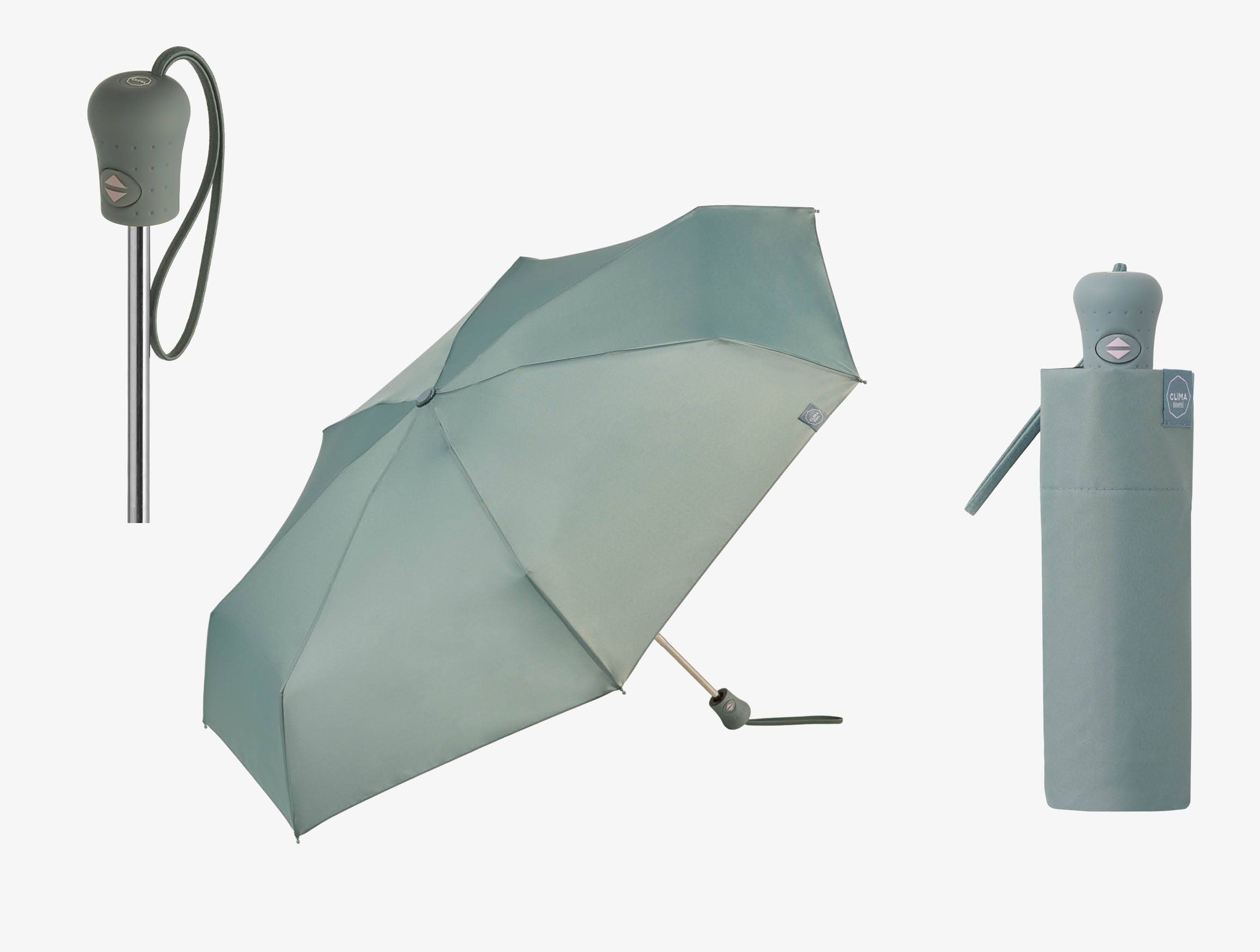 Clima Bisetti Luxe Mini Opvouwbare Paraplu & Parasol – Automatisch Open & Close – UV50+ Bescherming