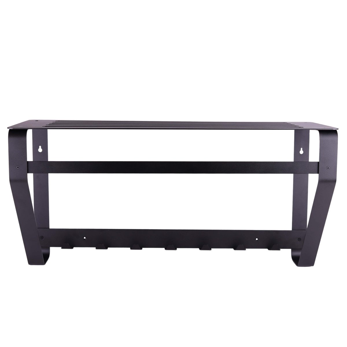 Gorillz Iron Wandkapstok met Hoedenplank – Zwart