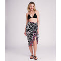 Pia Rossini Mykonos Luxe Strandsarong Zwart/Wit