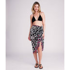 Pia Rossini Mykonos Luxe Strandsarong Zwart/Wit