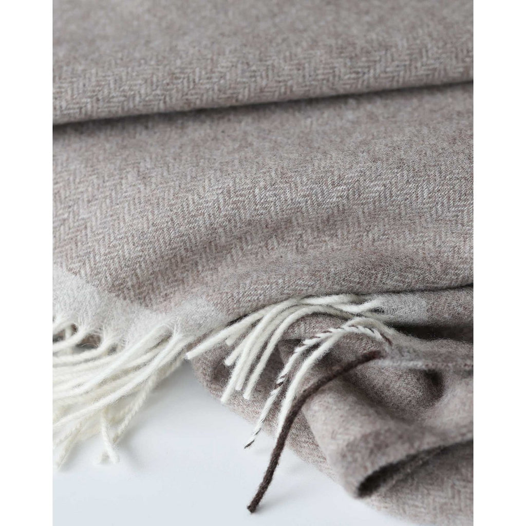 Merino & Kasjmier Plaid MILANO – Bruin