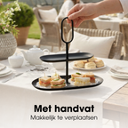 Rama Etagère Zwart – 2-Laags