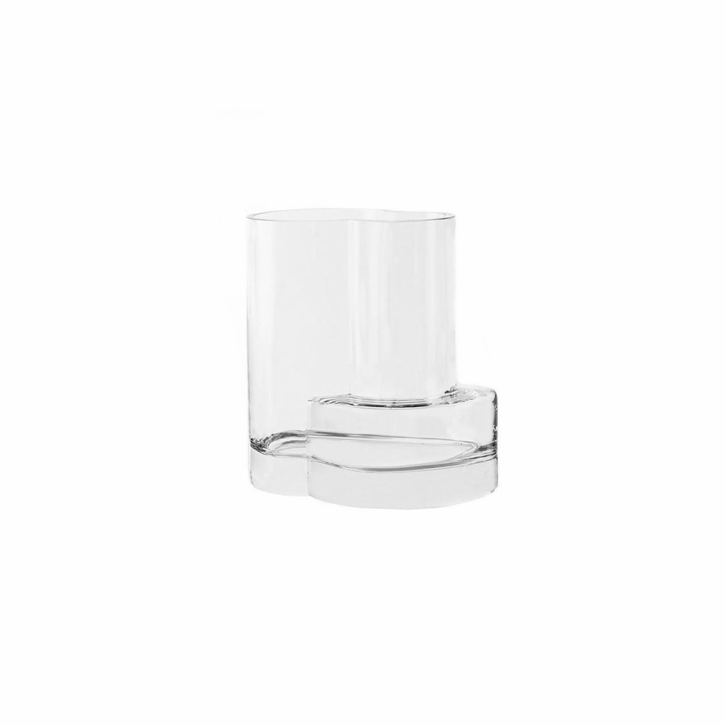 Designvaas FUSIO 25 – Helder Glas | Constructivistisch & Avant-Garde Design