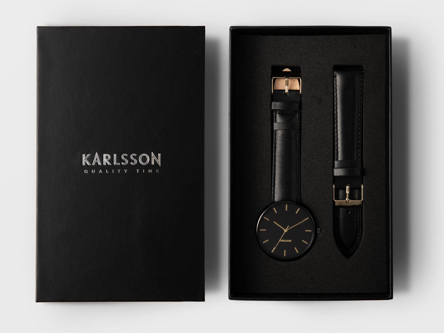 Luxe Minimal Herenhorloge – Staal | Karlsson