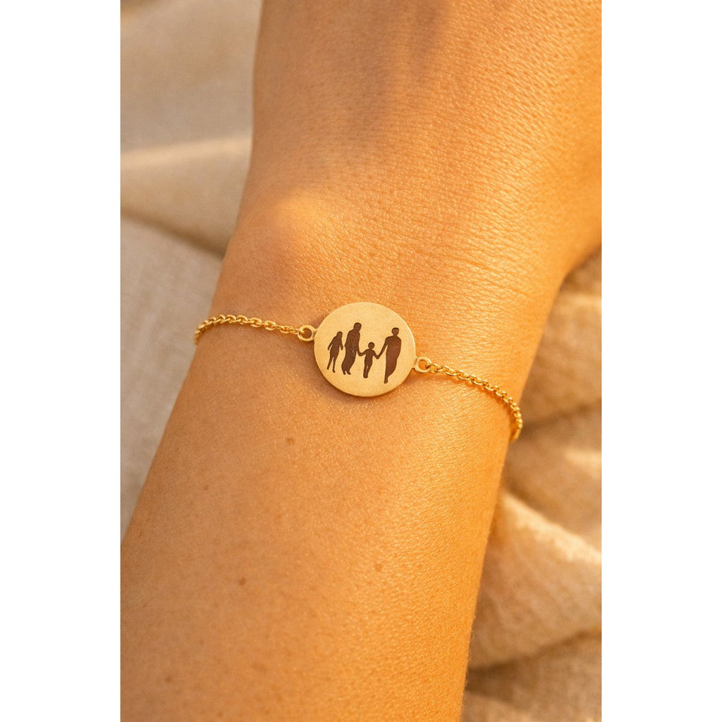Life Stories Familie Armband – Verguld Sterling Zilver