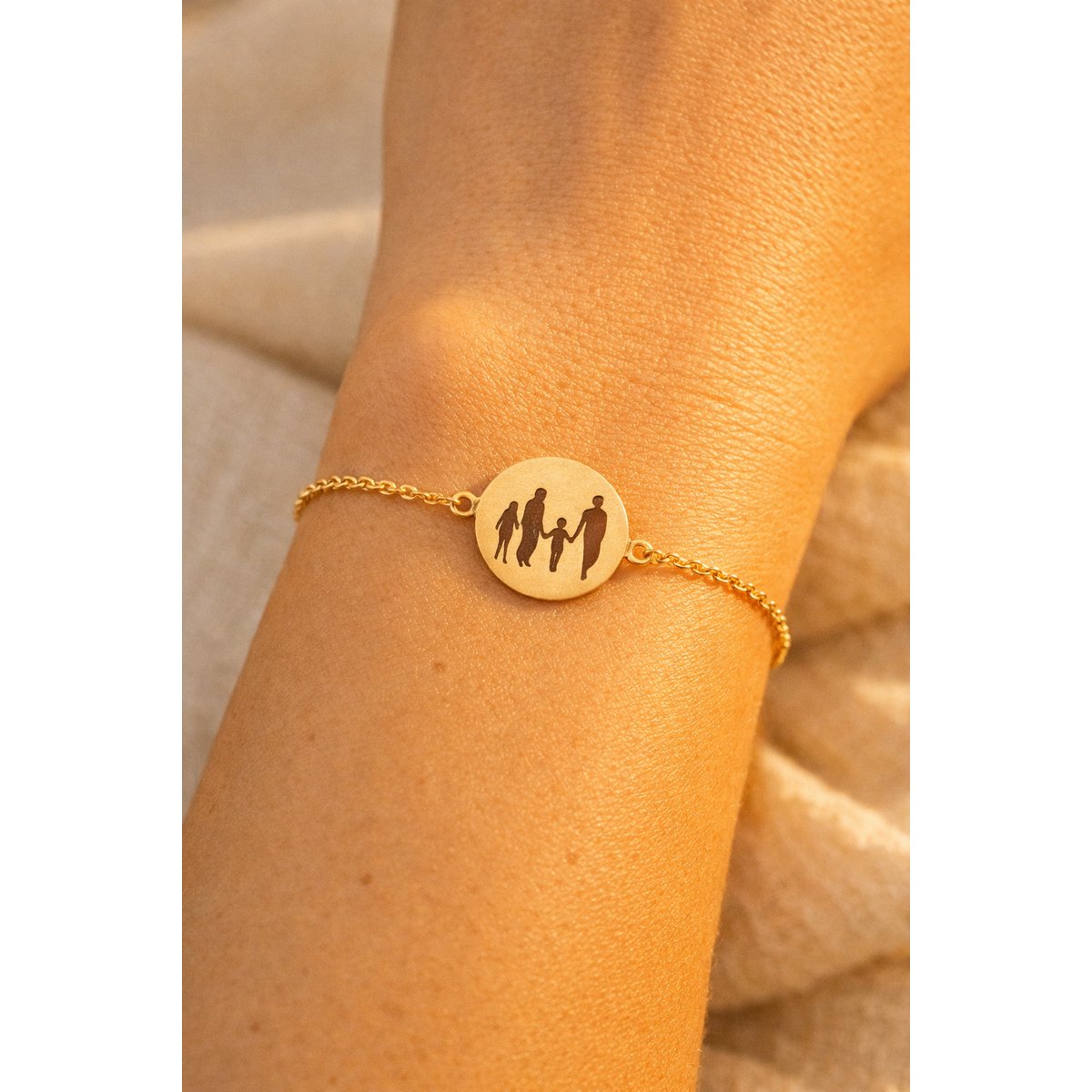Life Stories Familie Armband – Verguld Sterling Zilver