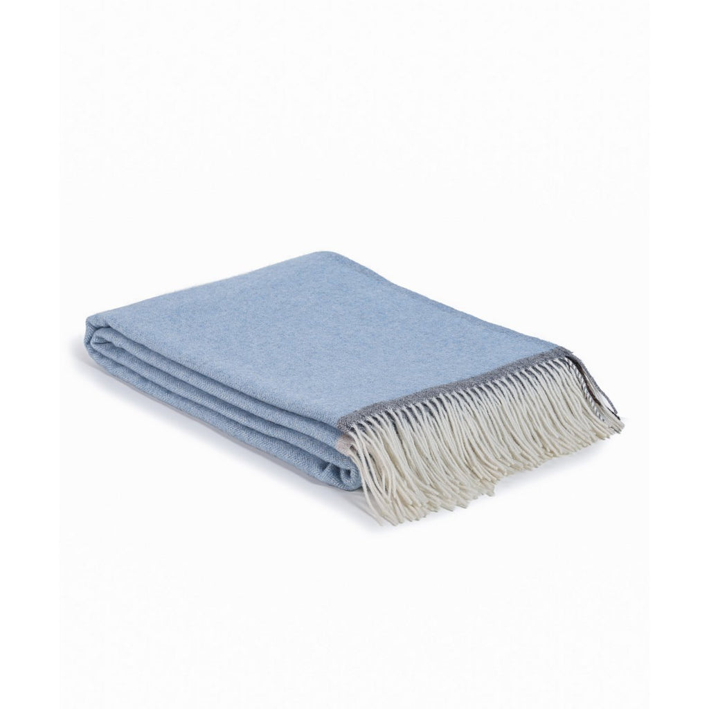 Merino & Kasjmier Plaid MILANO – Blauw