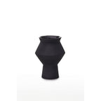 CUZCO 20 ZW – Moderne Keramische Vaas in Zwart met Spikkels | Azteeks Geïnspireerd Design