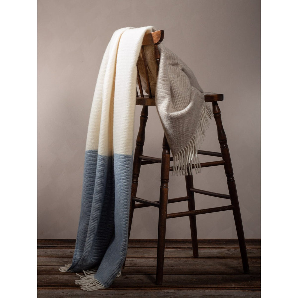 Luxe Wollen Deken SKY STRIPE – Meerkleurig