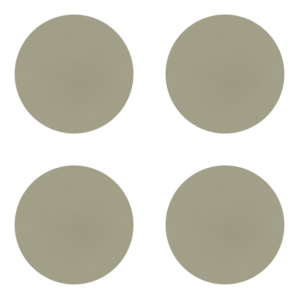 Glasonderzetters TOGO – Set van 4, Taupe
