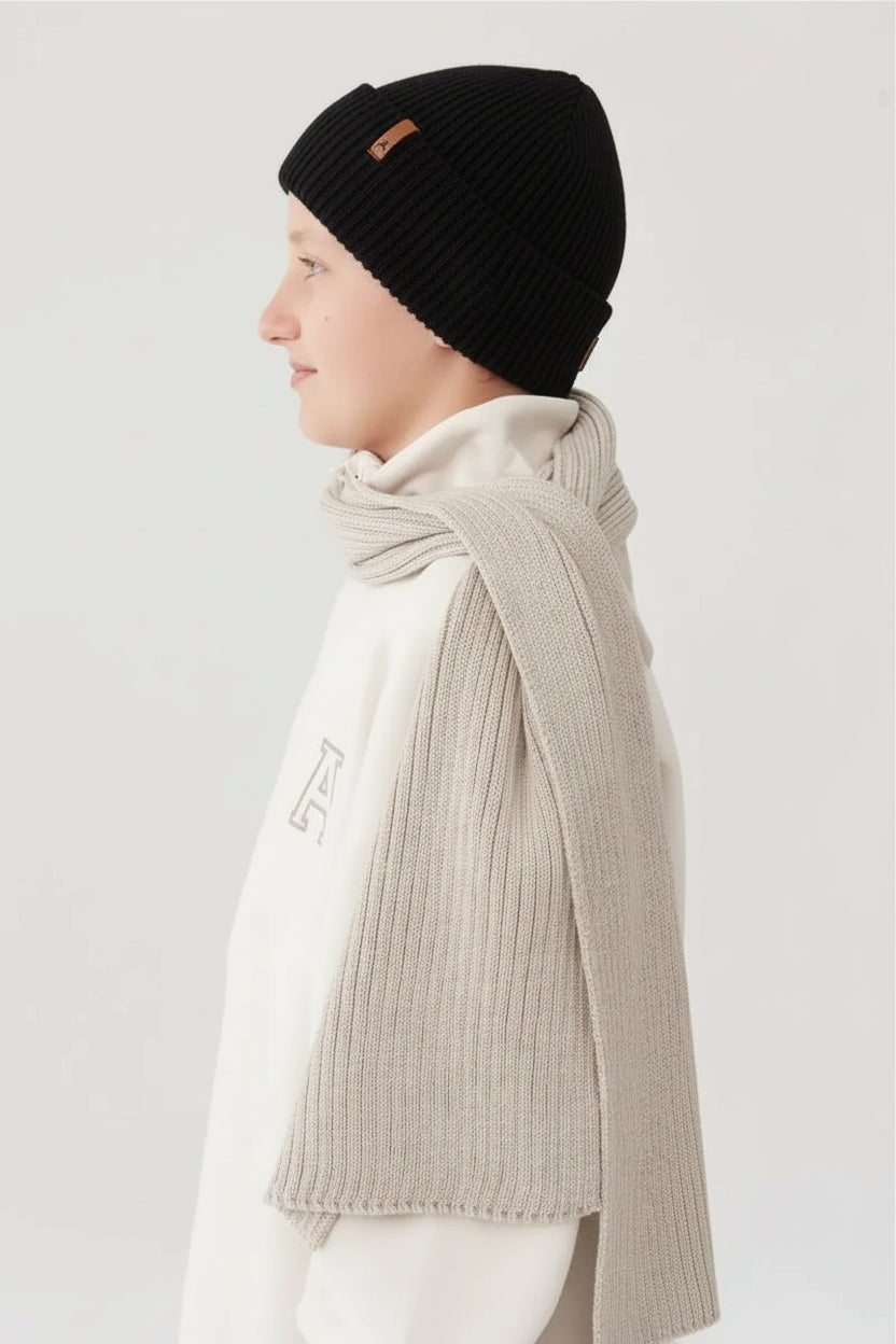 Herenmuts – 100% Merinowol | Zwart