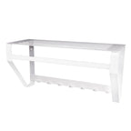 Gorillz Iron Wandkapstok met Hoedenplank – Wit