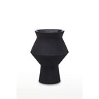 Designvaas CUZCO 27 – Zwart Mat | Sculpturaal & Tijdloos Keramisch Design