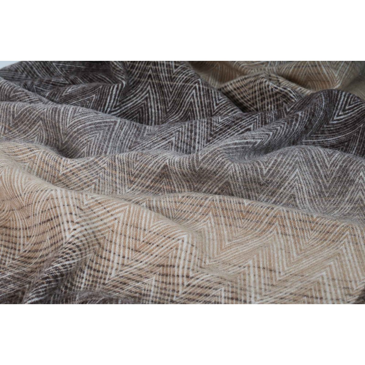 Luxe Wollen Deken MISSONI Savana – Meerkleurig Bruin