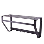 Gorillz Iron Wandkapstok met Hoedenplank – Zwart