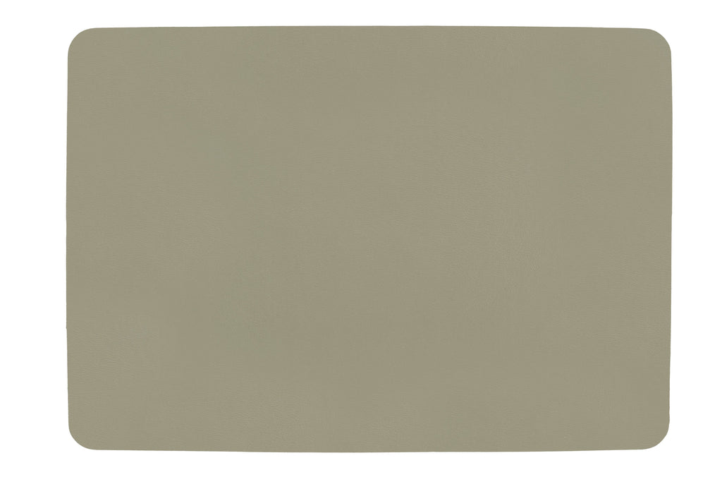 Placemat Vegan leer – Rechthoek 33x45 cm, Taupe