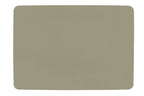 Placemat Vegan leer – Rechthoek 33x45 cm, Taupe