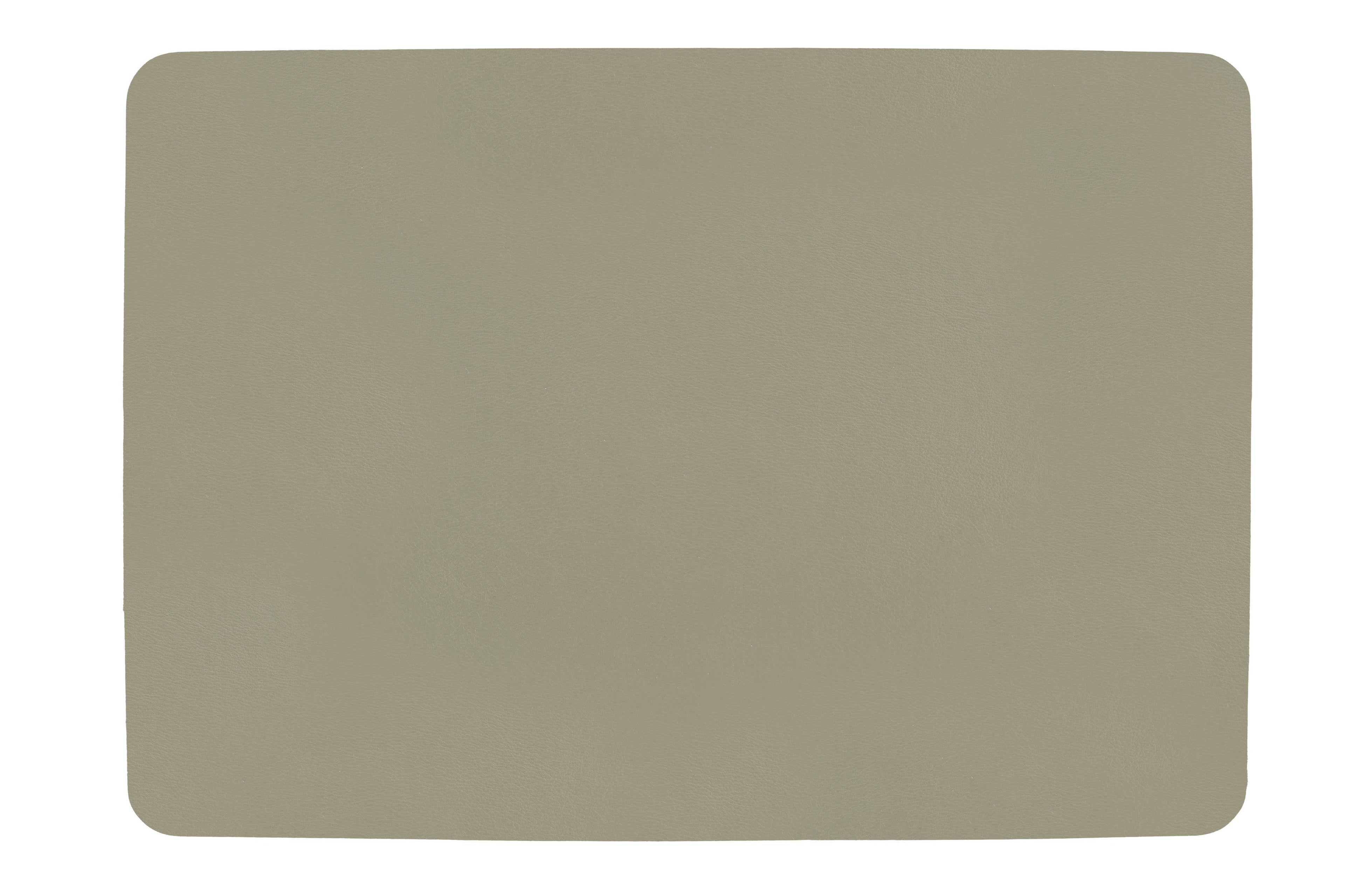 Placemat Vegan leer – Rechthoek 33x45 cm, Taupe