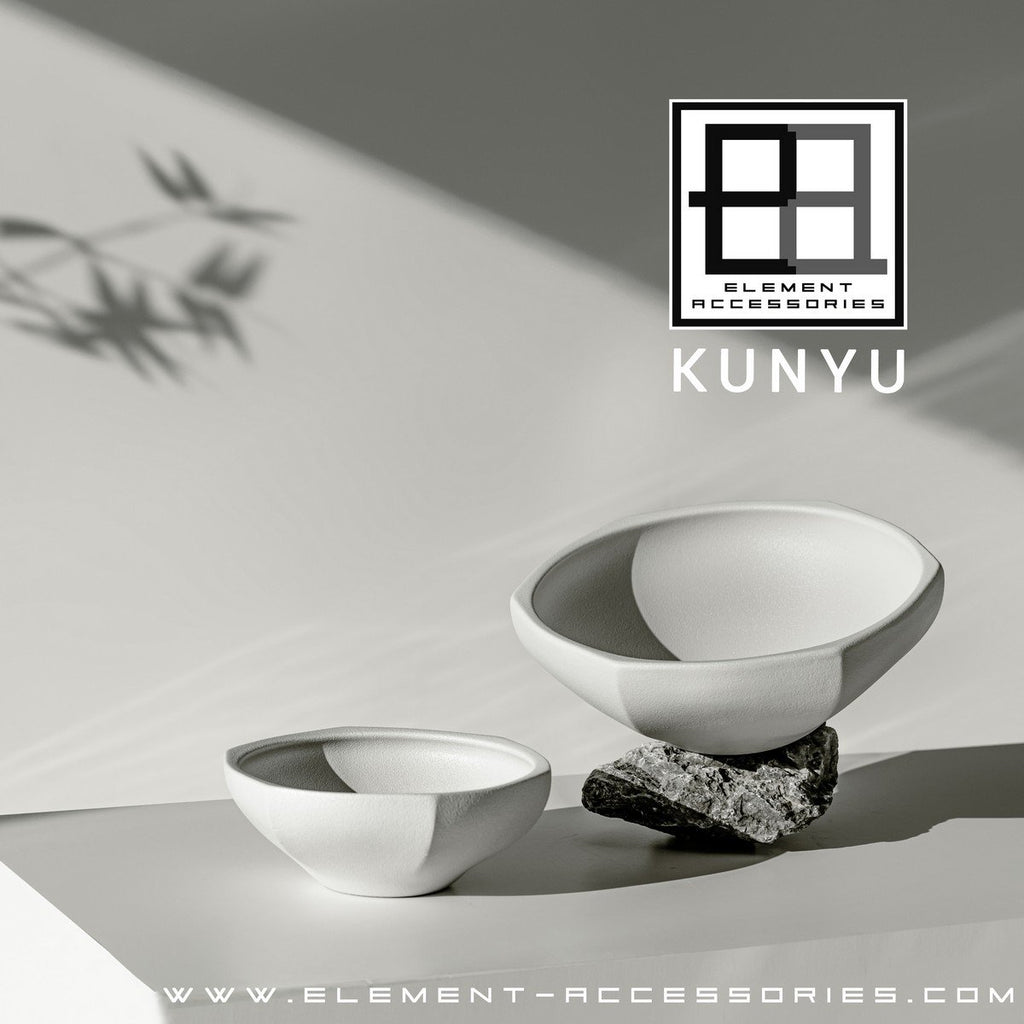 Designkom KUNYU 30 – Wit | Geometrische Perfectie & Tactiel Design
