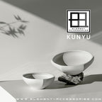 Designkom KUNYU 30 – Wit | Geometrische Perfectie & Tactiel Design