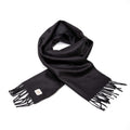 Luxe Sjaal van 100% Baby-Alpacawol – Zwart & Beige