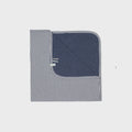 Biologische Babydeken – Indigo Melange (80 × 80 cm)