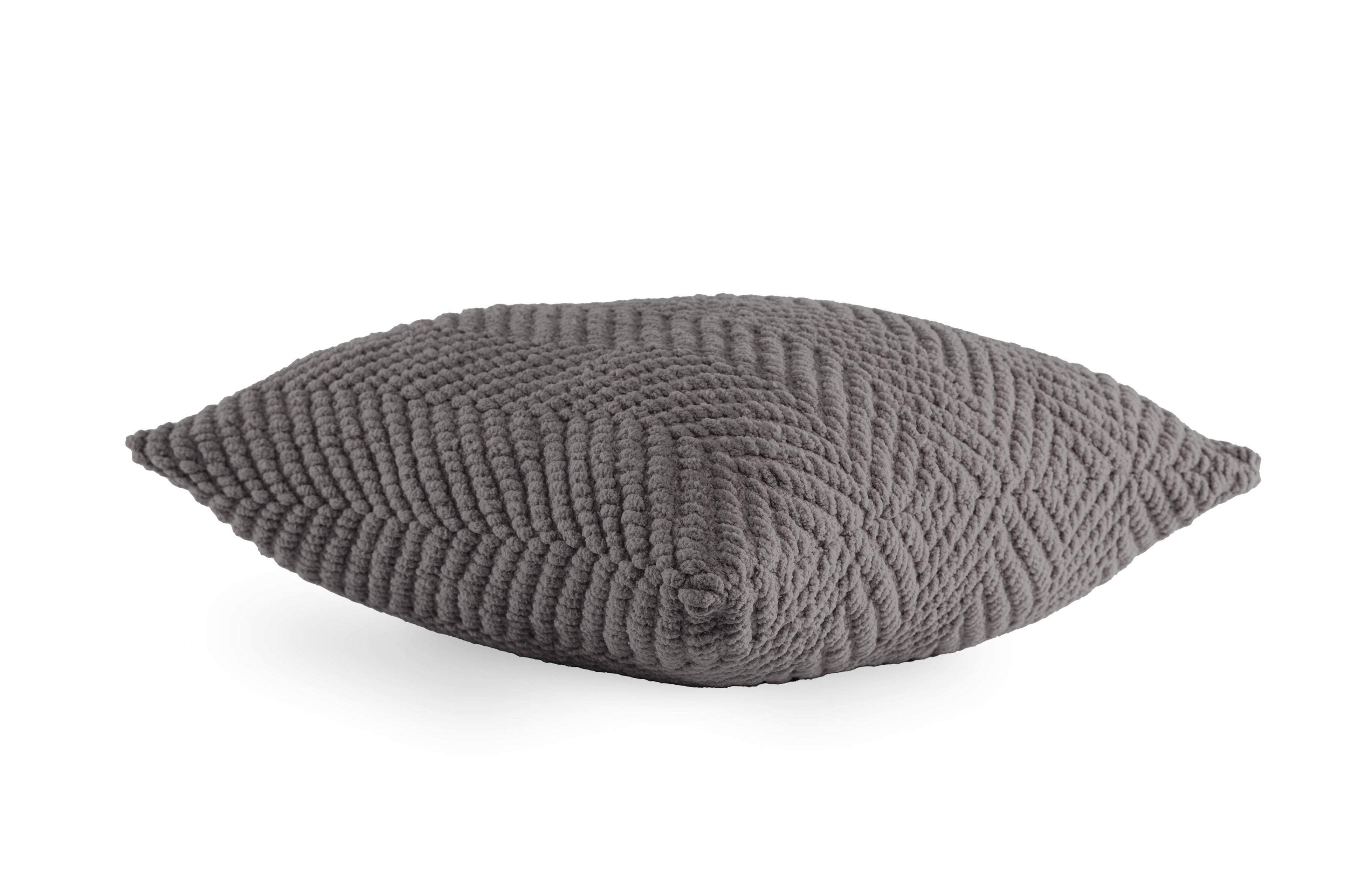 Kussen RENEE – 45x45 cm, Grijs (incl. vulling)