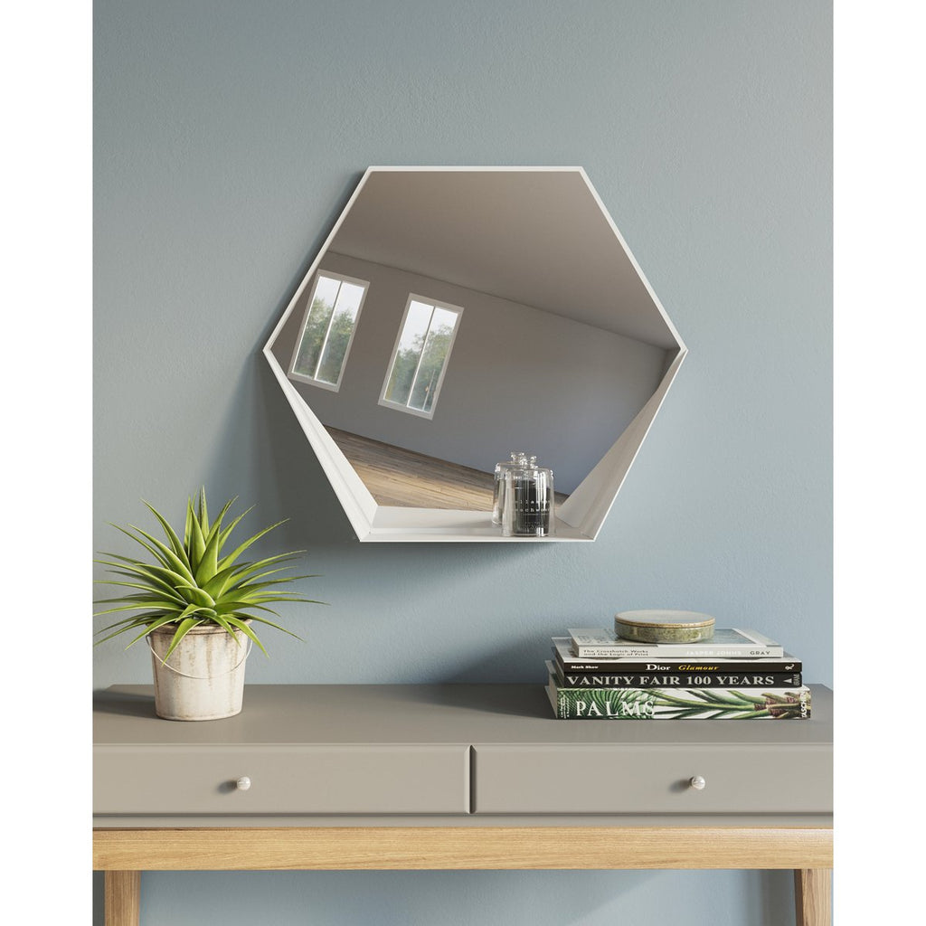 Gorillz Hive Wall Mirror – Hexagon – Wit