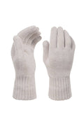 Dameshandschoenen van 100% merinowol – beige