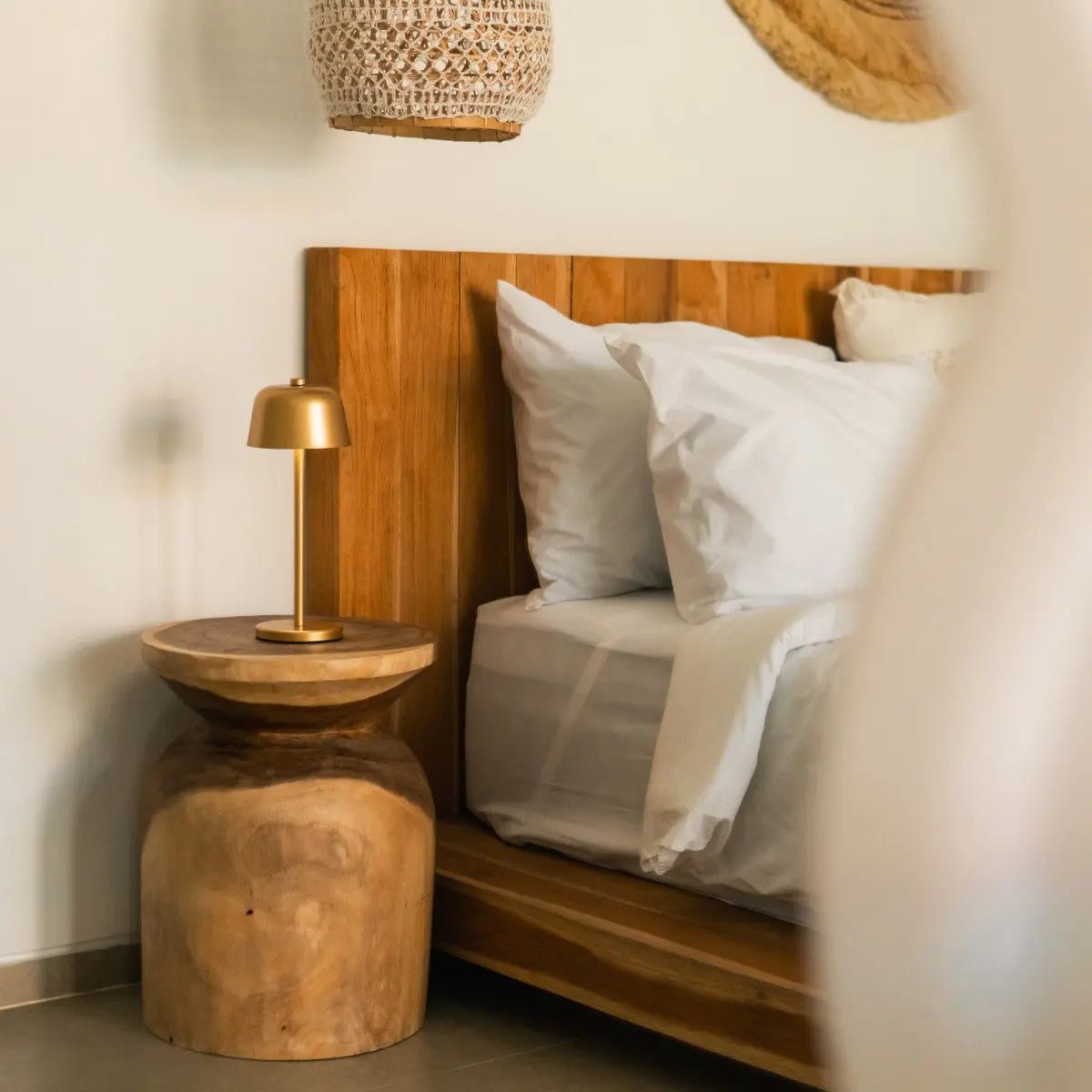 Anton Goud Oplaadbare Tafellamp – Luxe, draadloze verlichting