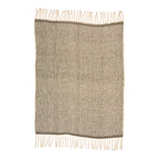 Sprei van textiel – Lichtgrijs | 130 × 170 cm