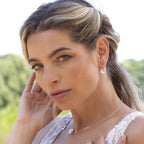 Classic Disc Earhangers – Rhodium - Otazu