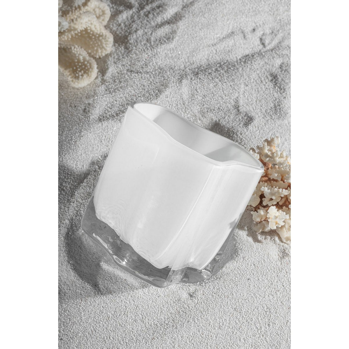 Luxe Designvaas CORAL 13 – Wit | Organisch & Scandinavisch Geïnspireerd