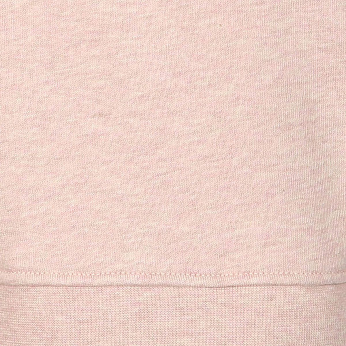 Biologisch babyjack met capuchon – roze melange