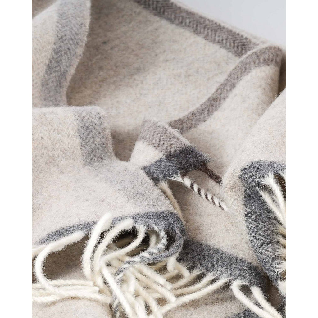 Milano plaid – Beige | Merinowol & kasjmier 140 x 200 cm