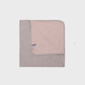 Biologische Babydeken – Roze Melange (80 × 80 cm)